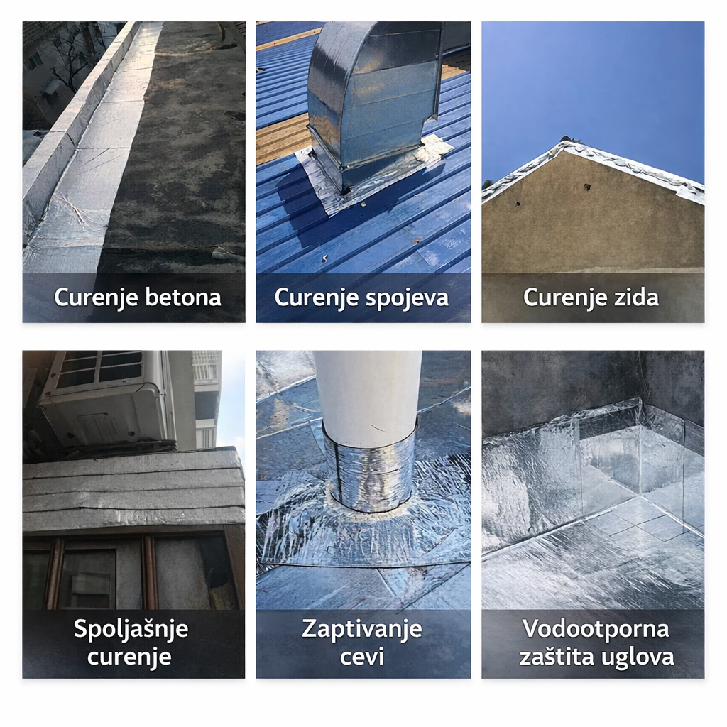 Aluminijumska vodootporna traka