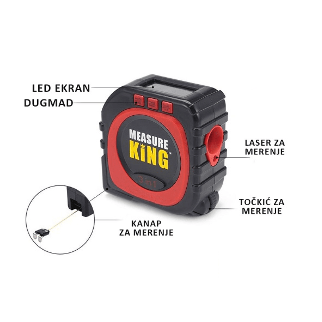 Digitalni laserski metar 3 u 1